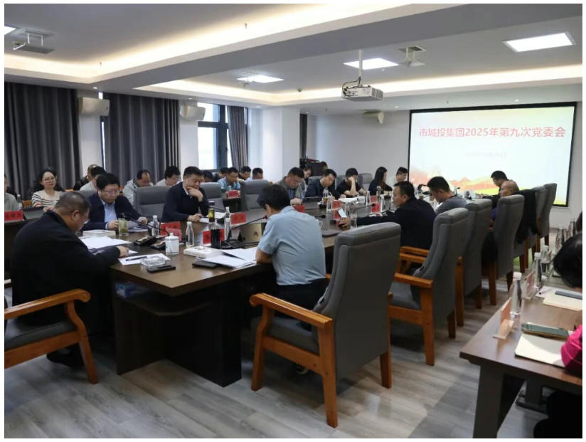 市城投集團召開黨委會傳達學(xué)習貫徹黨的二十屆四中全會精神